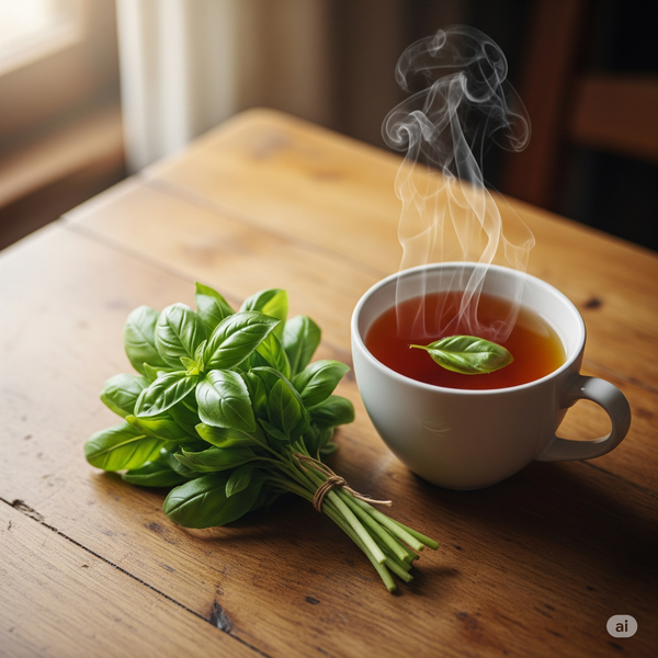 Народна медицина: чай от босилек за кашлица